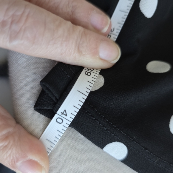 Cato Black/White Polka Dot Dress size XL - Picture 6 of 6